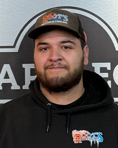 Root's Heating & Cooling employee; Mason M.