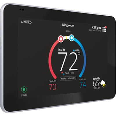 Lennox iComfort S30 Ultra Smart Thermostat.